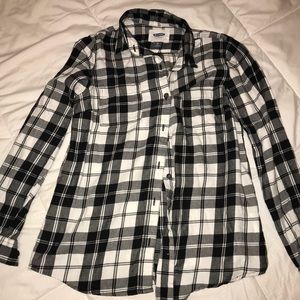 Black and white flannel